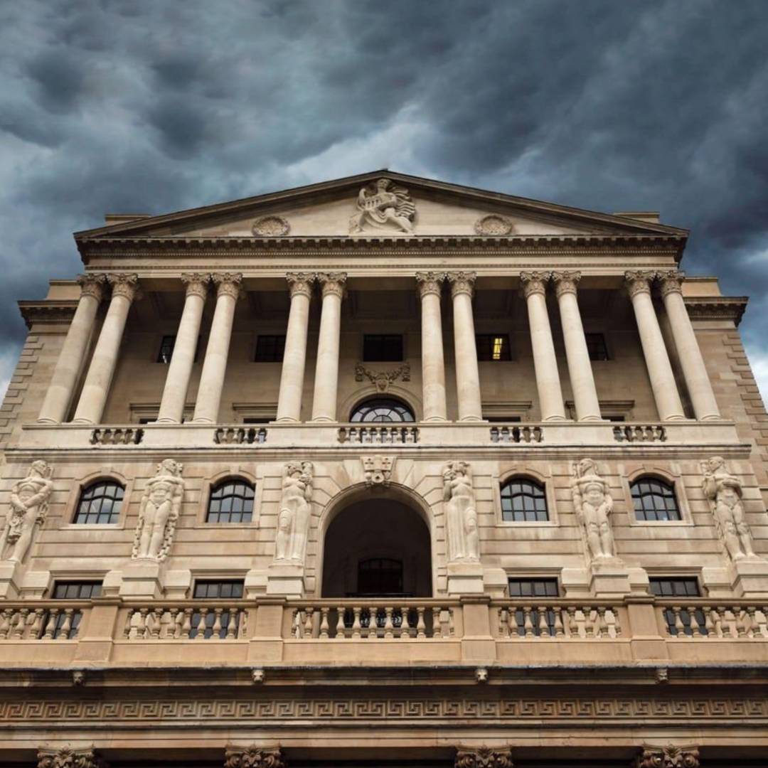 The building of the Bank of England.