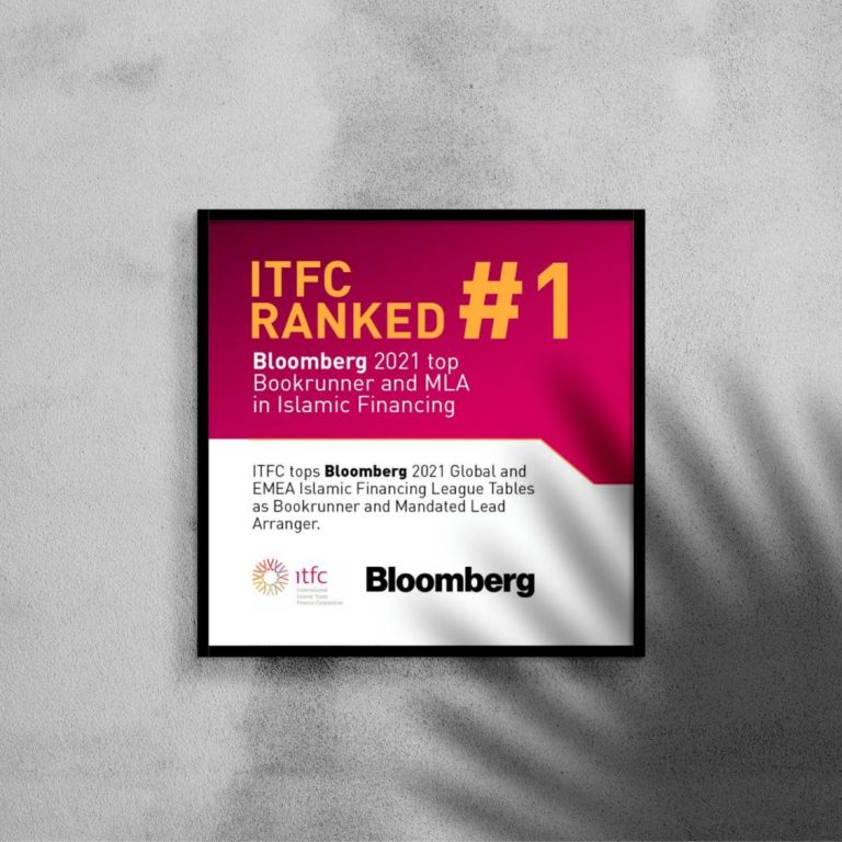 ITFC TOPS BLOOMBERG 2021 GLOBAL ISLAMIC FINANCING LEAGUE TABLES