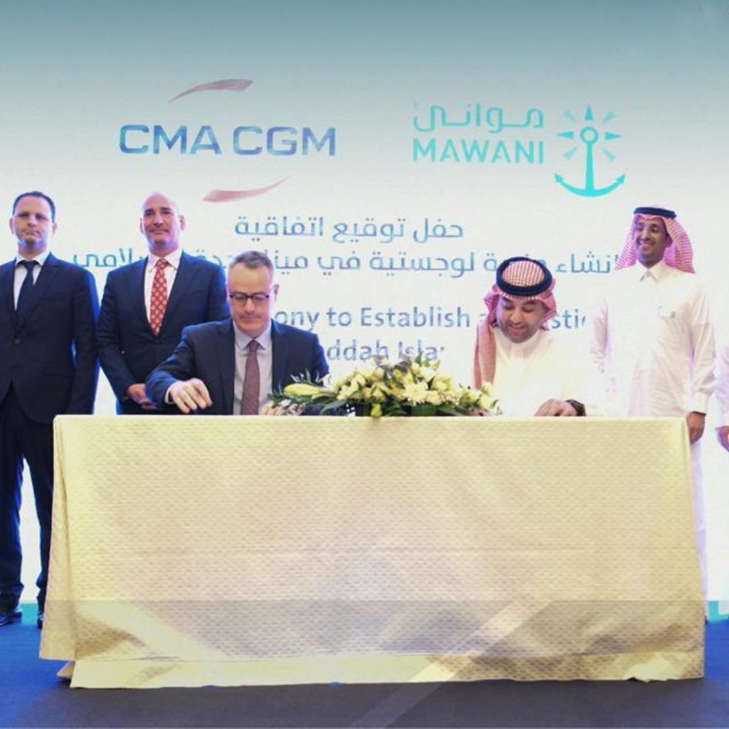أول منصة لوجستية متكاملة لـ “CMACGM” في ميناء جدة الإسلامي