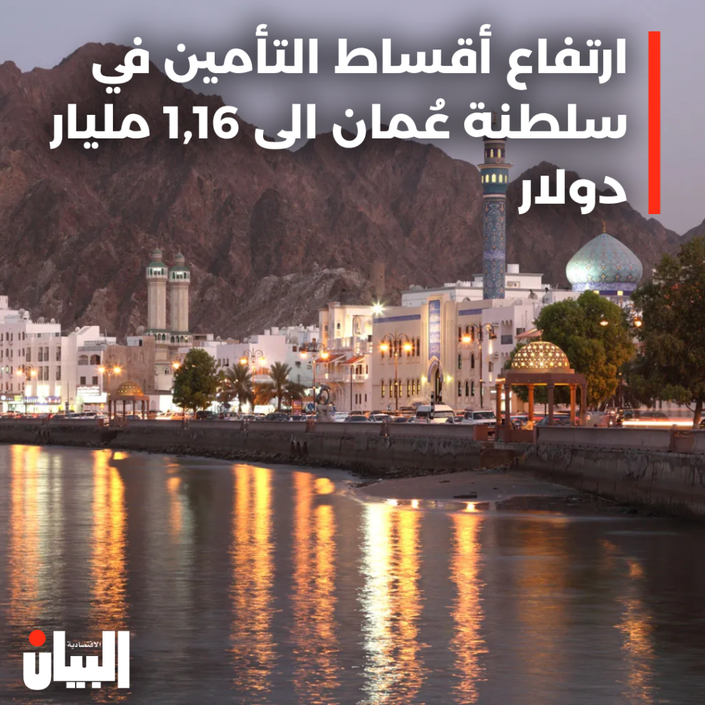 ارتفاع أقساط التأمين في سلطنة عُمان الى 1,16 مليار دولار
