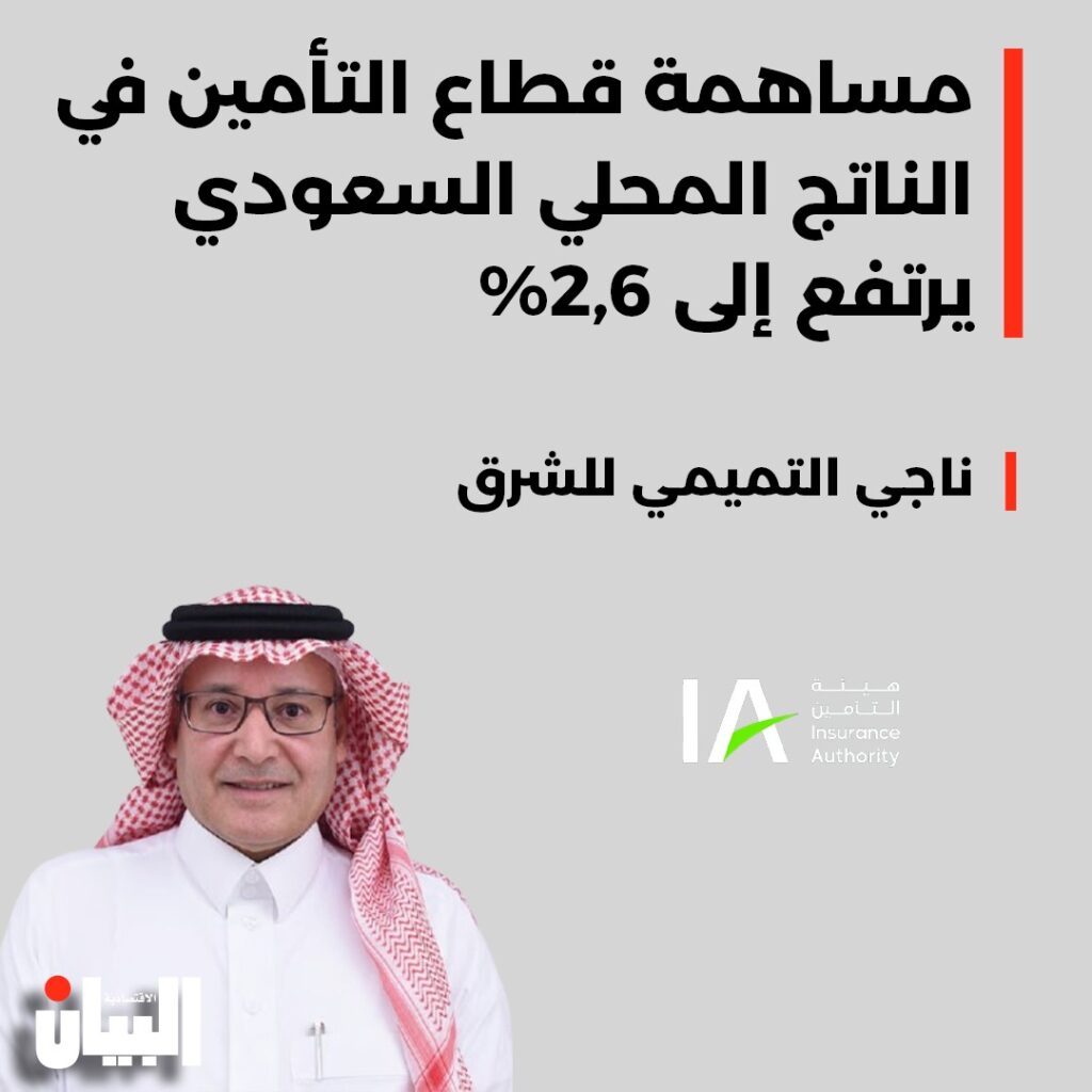 مساهمة قطاع التأمين في الناتج المحلي السعودي يرتفع إلى 2,6%