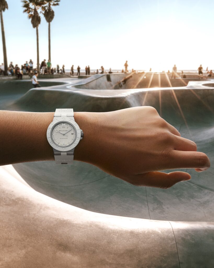BVLGARI BVLGARI ALUMINIUM:Sport-Chic for the Summer in Bold, Brilliant White