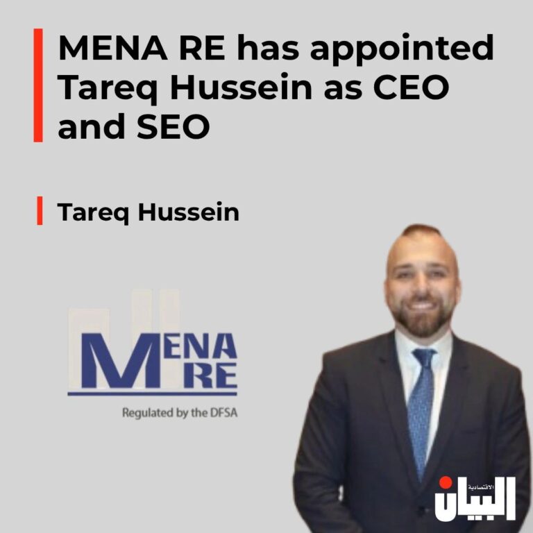 MENA RE has appointed Tareq Hussein as CEO and SEO
